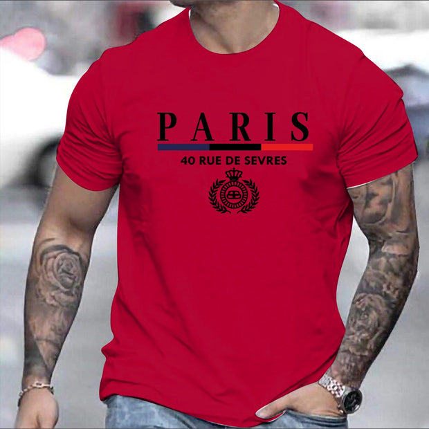 CAMISETA ROJA PARIS 40 RUE