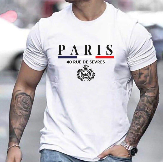 CAMISETA BLANCA PARIS 40 RUE