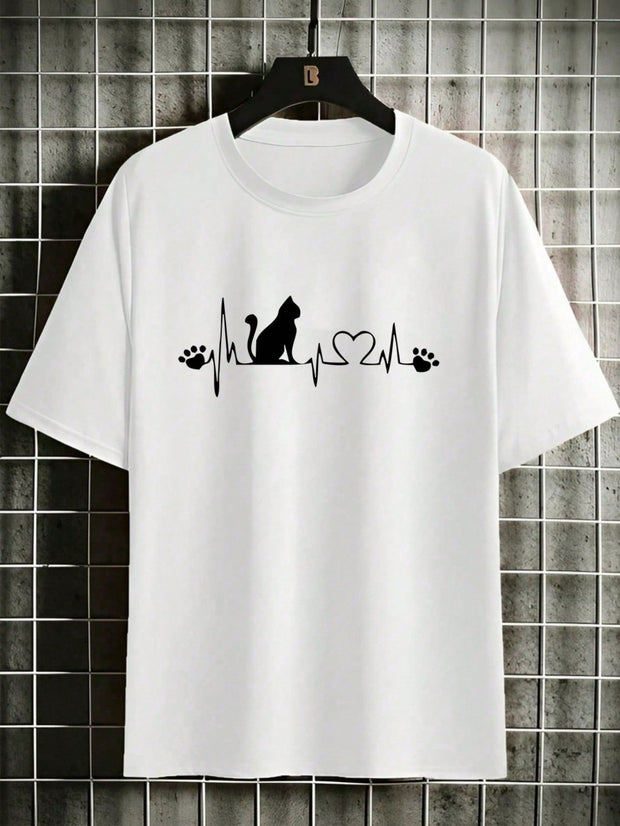 CAMISETA CARDIO GATO