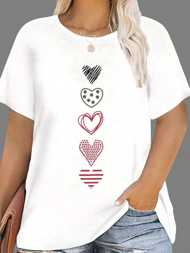 CAMISETA DAMA 5 CORAZONES