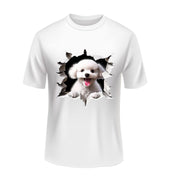 CAMISETA PERRO ROTO BLANCO