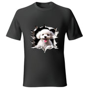 CAMISETA PERRO ROTO BLANCO