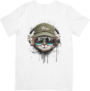 CAMISETA DAMA GATO SUNGLASSES