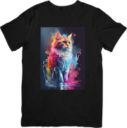 CAMISETA DAMA GATO NOCTURNO