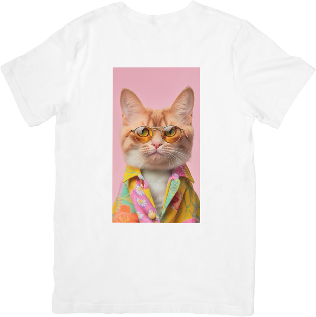 CAMISETA DAMA GATO VERANO