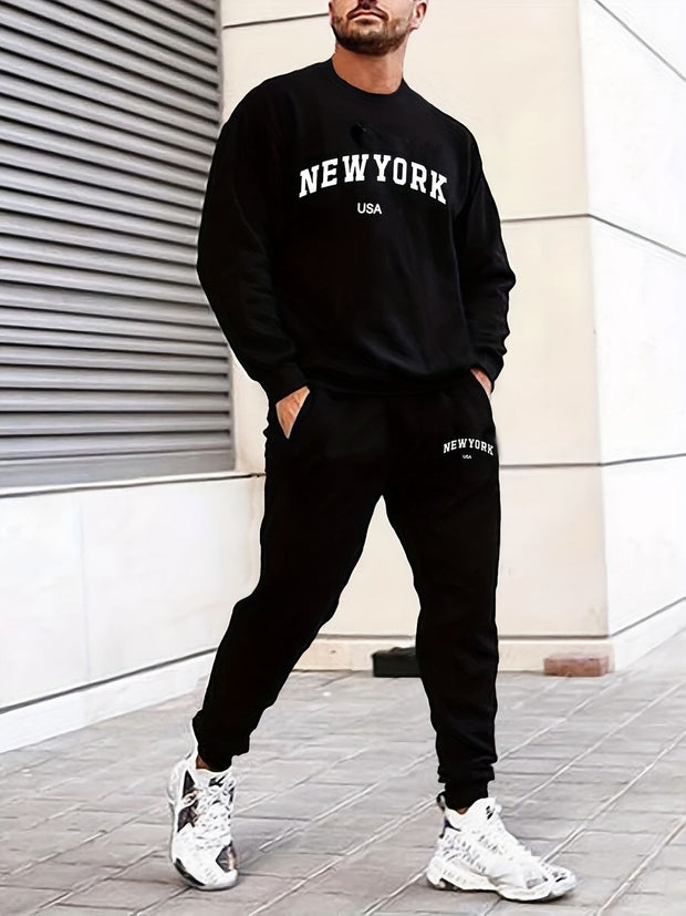 CONJUNTO JOGGER NEGRO NEW YORK