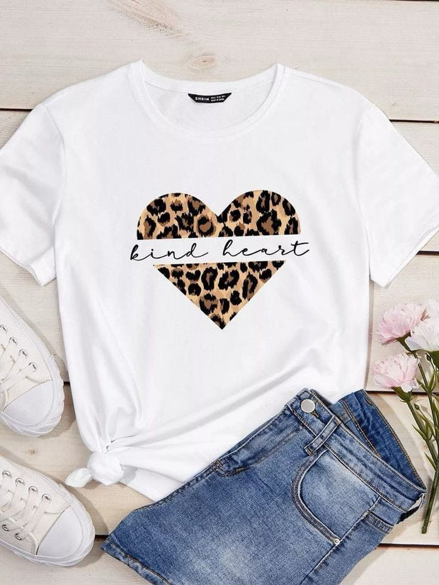 CAMISETA DAMA CORAZON ANIMAL BIND HEART