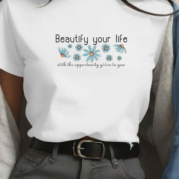 CAMISETA DAMA BEAUTIFUL YOUR LIFE