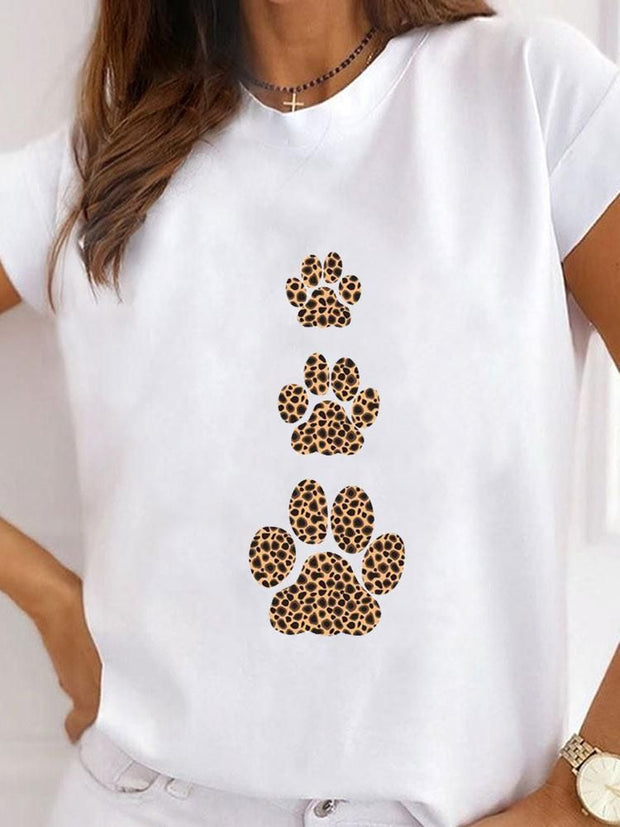 CAMISETA DAMA 3 HUELLAS