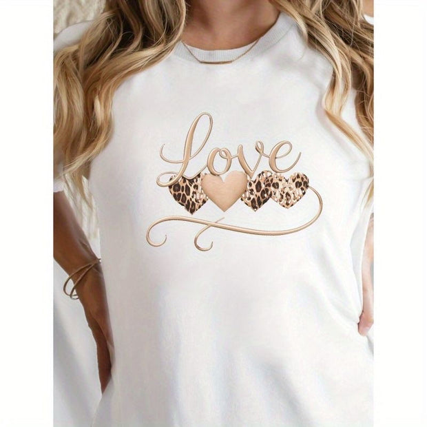 CAMISETA DAMA 4 CORAZONES LOVE
