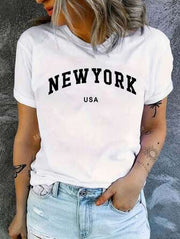 CAMISETA MUJER NEW YORK USA