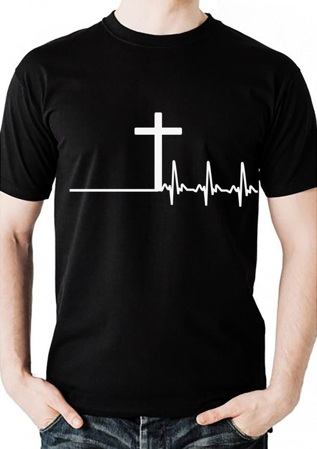 CAMISETA NEGRO CARDIO CRUZ 1001