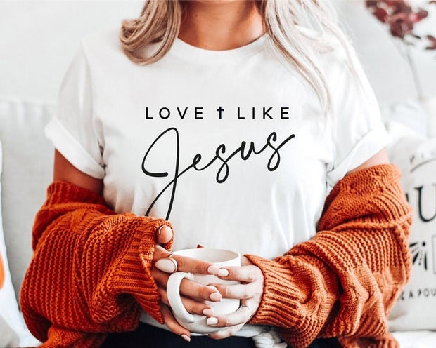 CAMISETA MUJER  LOVE JESUS 2004