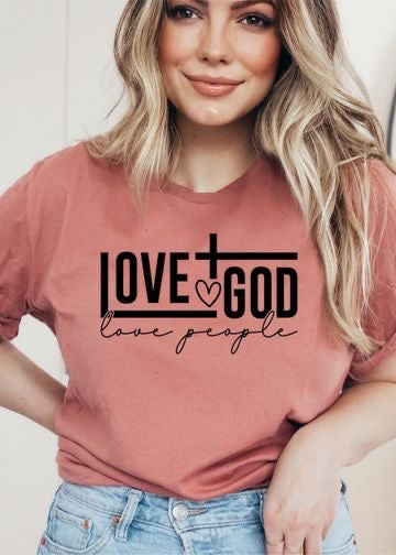 CAMISETA MUJER  LOVE GOD 2007