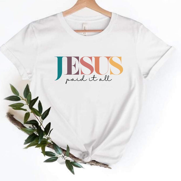 CAMISETA MUJER  JESUS BLANCA 2008