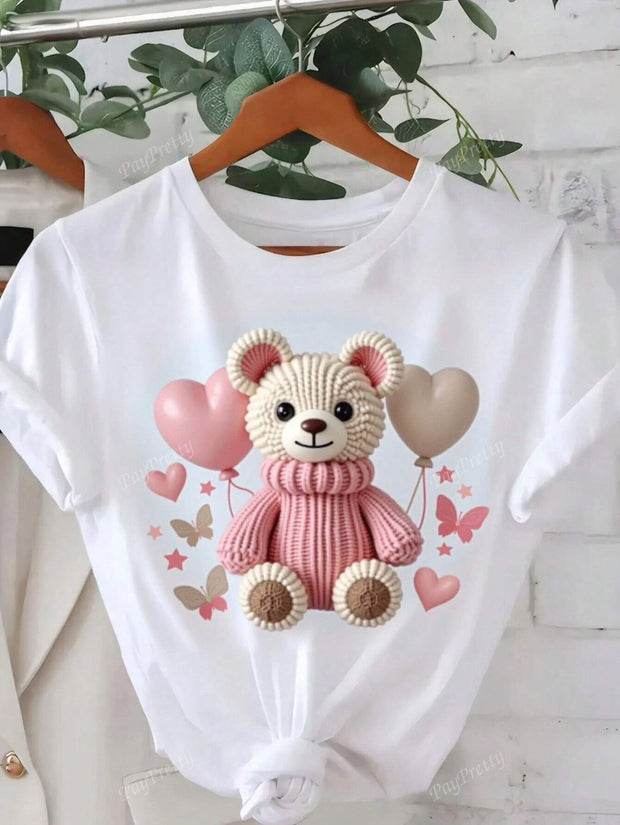 CAMISETA DAMA BLANCA OSA GLOBOS