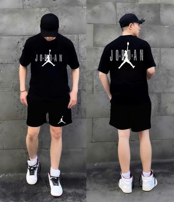 CONJUNTO HOMBRE NEGRO JORDAN