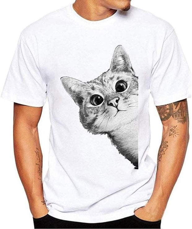 CAMISETA HOMBRE - GATO