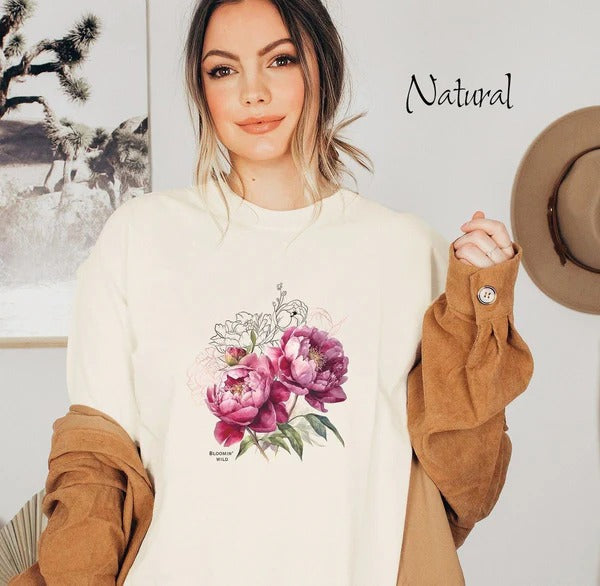 CAMISETA DAMA ROSA NATURAL