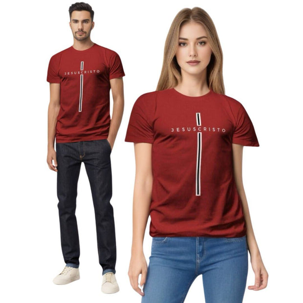 CAMISETA JESUCRISTO 2 COLORES HOMBRE-MUJER