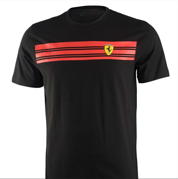 CAMISETA FERRARI NEGRA